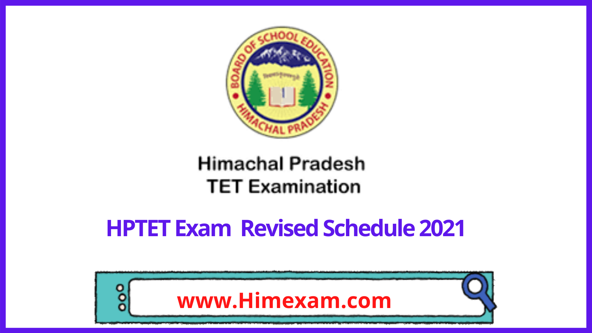 HPTET Revised Schedule 2021 Himexam hptet-revised-schedule-2021-himexam