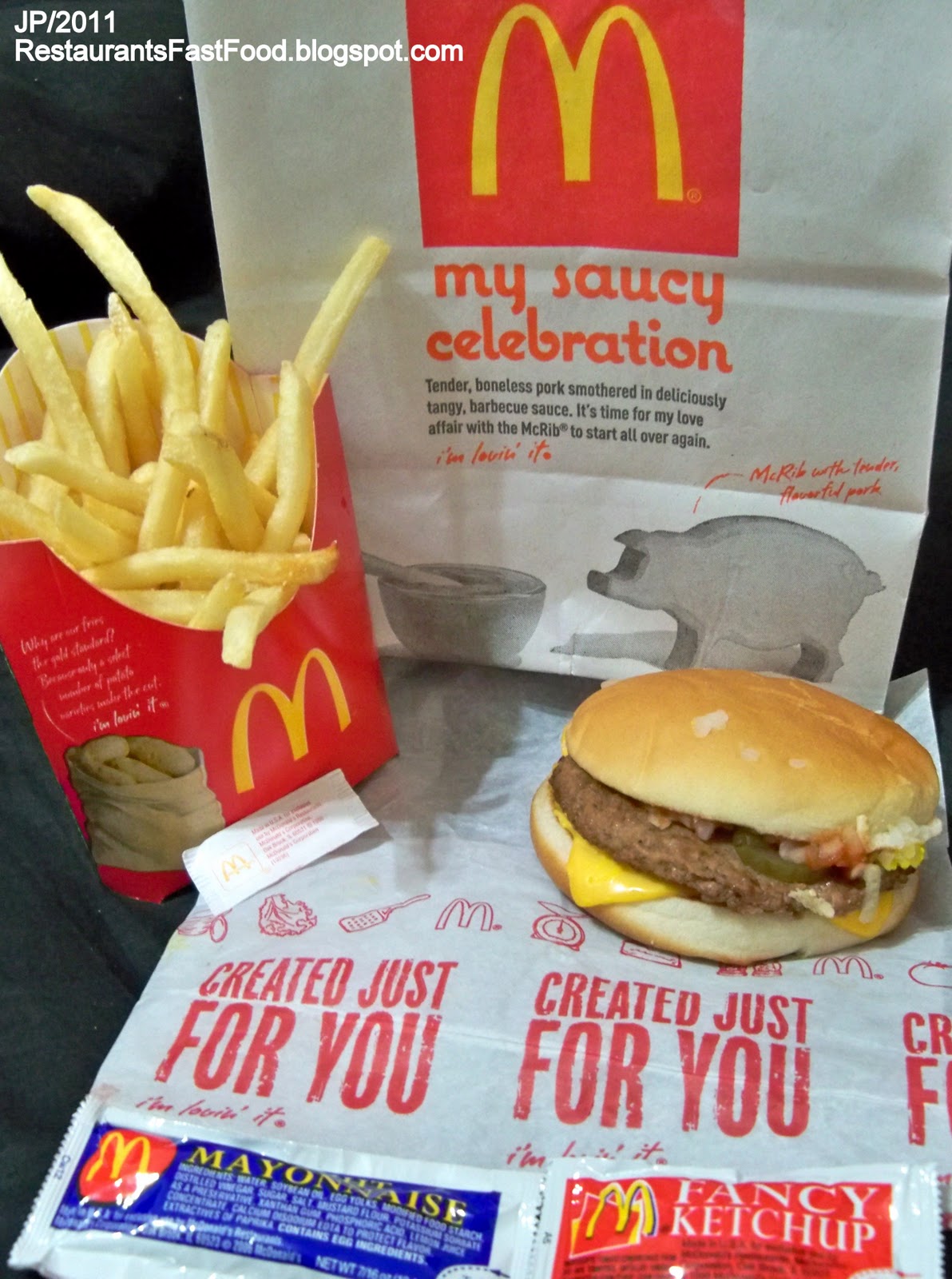 Restaurant Fast Food Menu McDonald's DQ BK Hamburger Pizza Mexican Taco