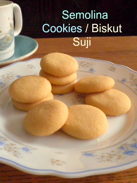 Semolina Cookies / Biskut Suji