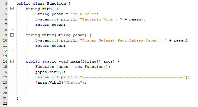 DK INFORMATIKA: Fungsi Dalam Pemrogramman Java Beserta Contoh Program ...