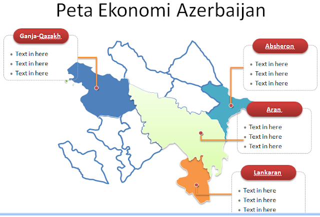 image: Slide 2 Template PPT Peta Azerbaijan