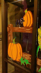 window fall thanksgiving paintings themed pumpkin painting christmas naughty patch bird splash scarecrow corn waiting windows theme holiday around delightful