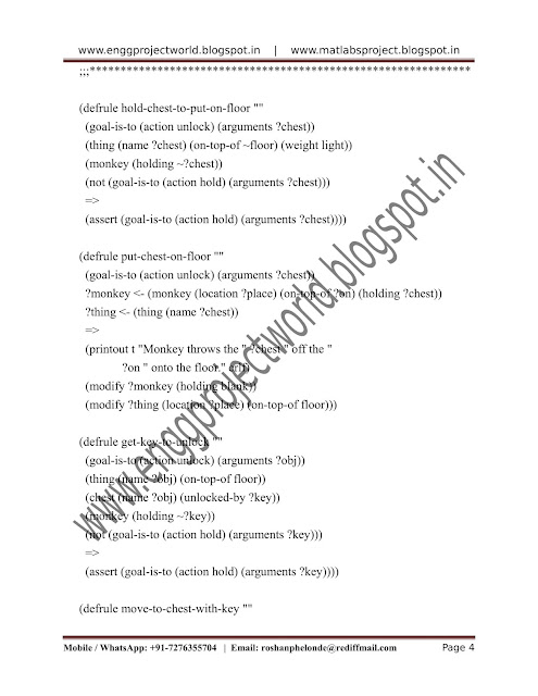 A Program to Implement Planning Concept for Monkey Bananas Problem Full ...