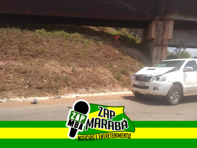 Acidente agora a pouco Ponte São Félix