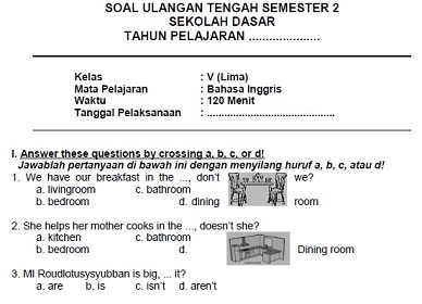 16+ Kunci Jawaban Ulangan Tengah Semester 2 Kelas 5 Pictures