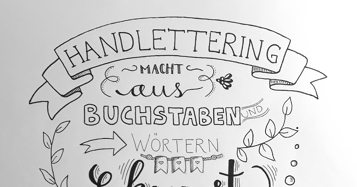 Papierkreationen Net Wie War Das Mit Dem Handlettering
