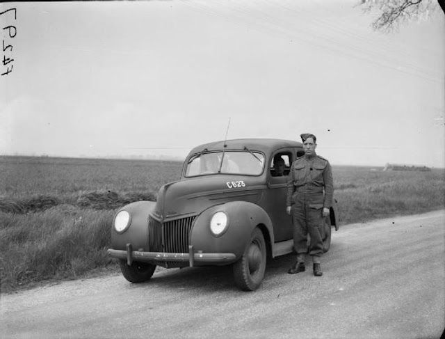9 May 1940 worldwartwo.filminspector.com Ford Staff Car British Officer