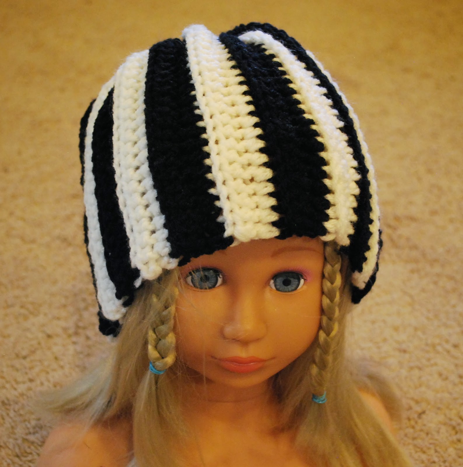 Cool For Hats How To Make A Zebra Striped Crochet Hat cool-for-hats-how-to-make-a-zebra-striped-crochet-hat