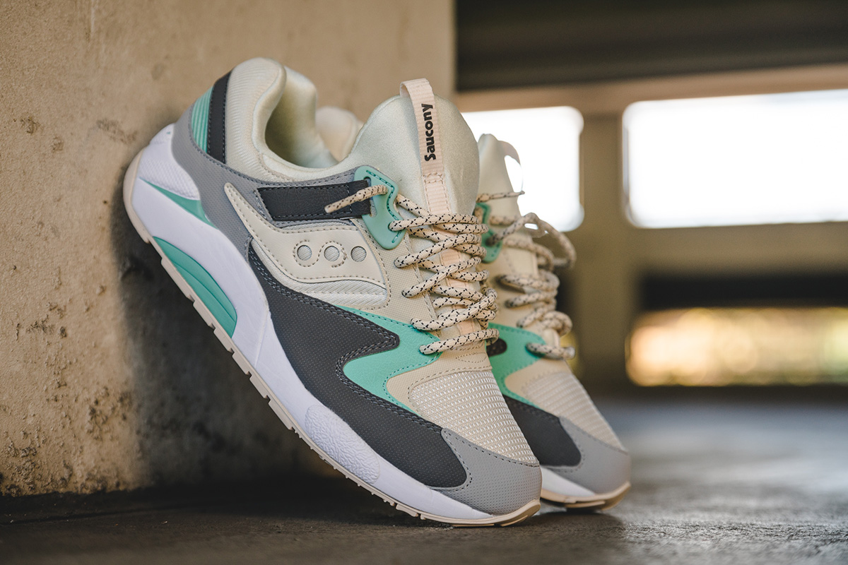 saucony grid 9000 mint