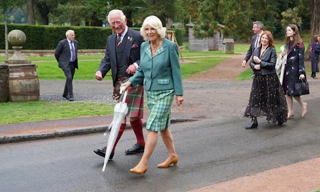 Prince of Wales and Duchess of Cornwall visited Dumfries House and Robert Burns' cottage