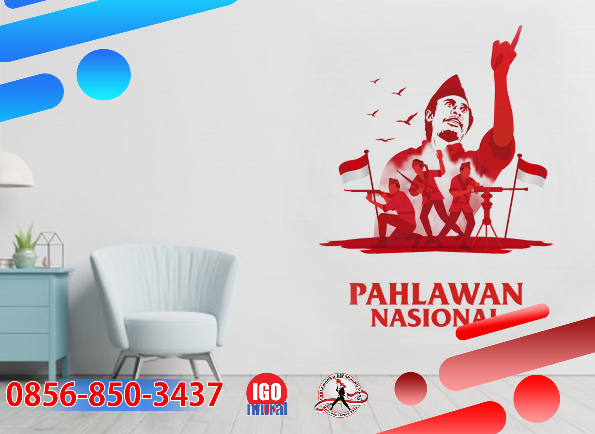 Contoh Gambar Mural Pahlawan yang Akan Menginspirasi