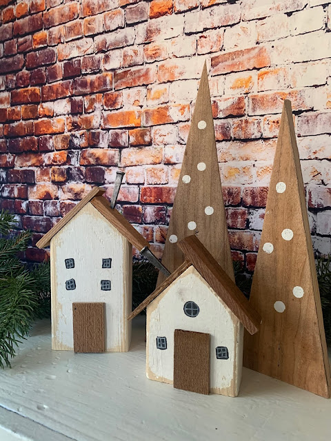 Tweetle Dee Design Co.: Winter Village Wood Set