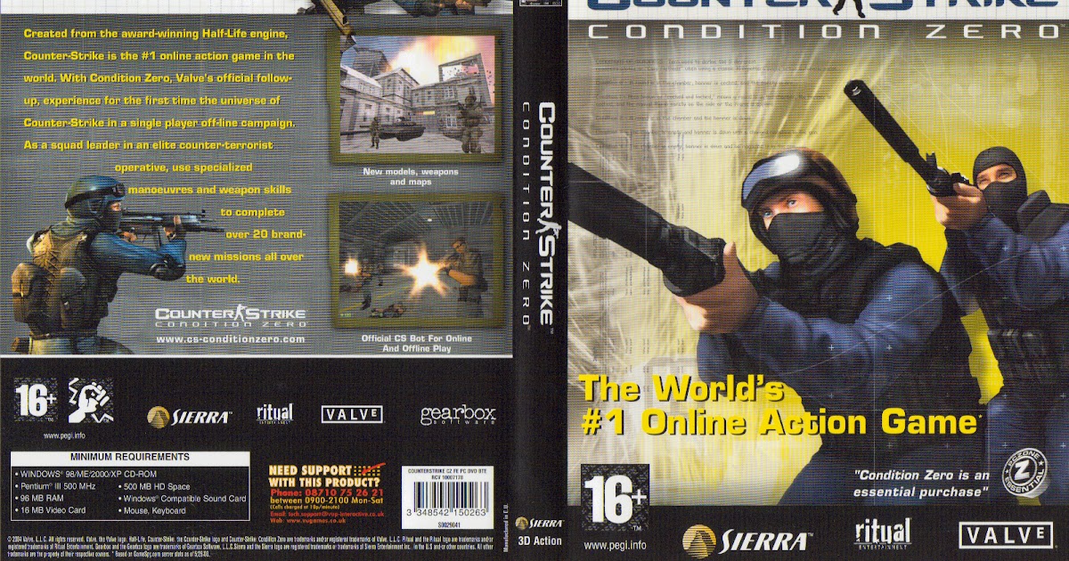 [PC Game] Counter Strike Condition Zero (CS:CZ) - Offline [Disc | Pendrive  | Download Link]