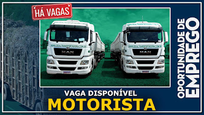 vaga para Motorista