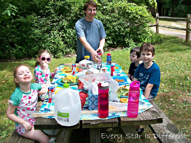 Lunch While Camping