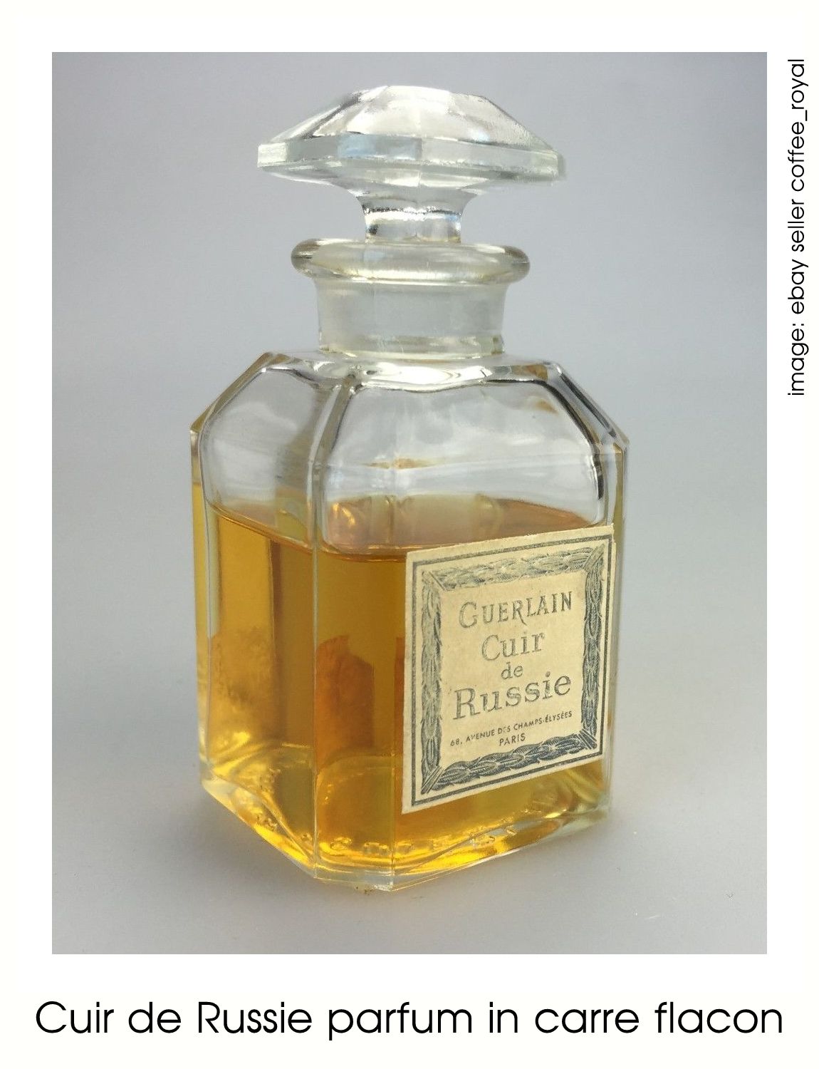 Guerlain Perfumes: Cuir de Russie by Guerlain c1875