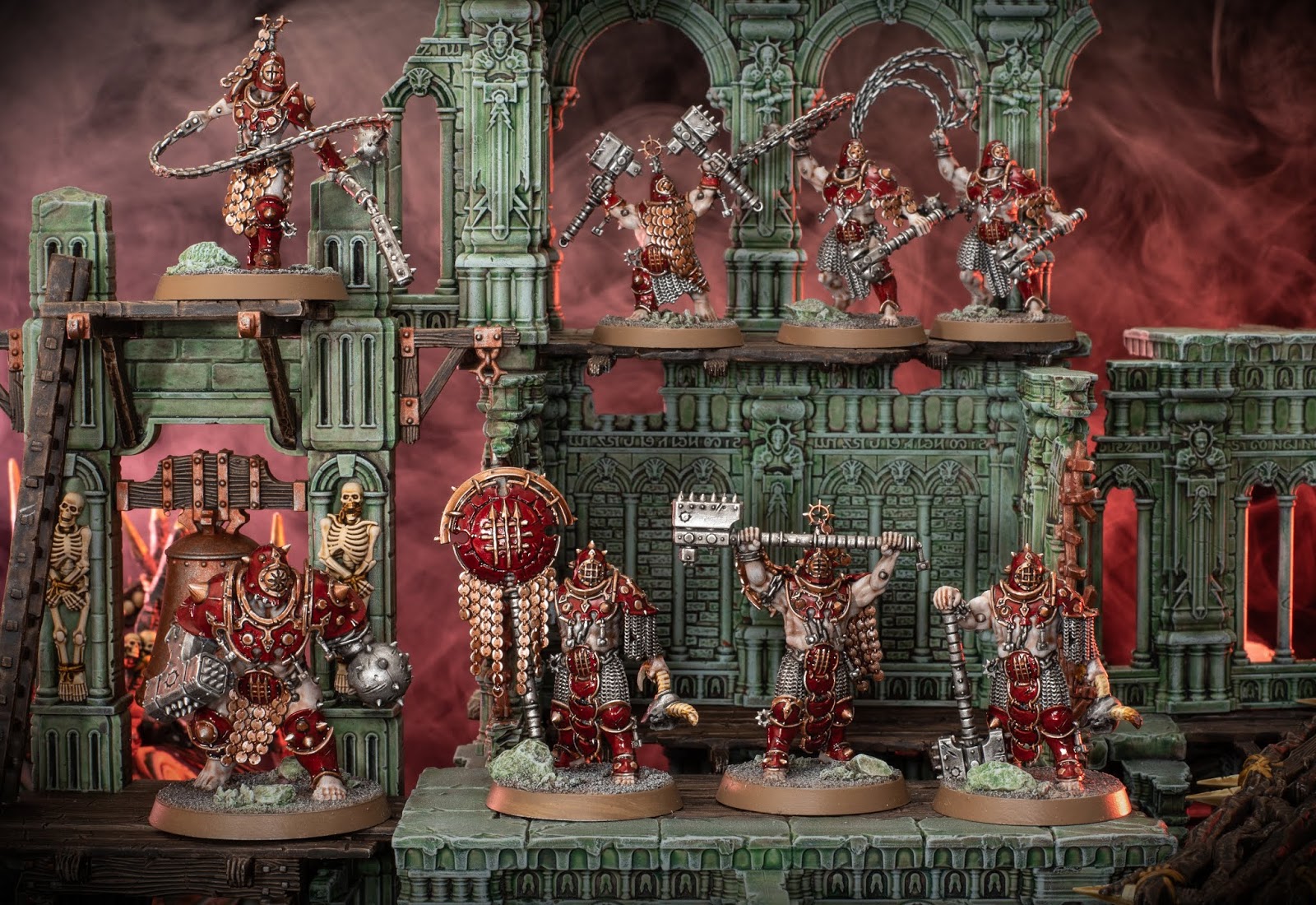 Showcase Iron Golems from Warcry Tale of Painters