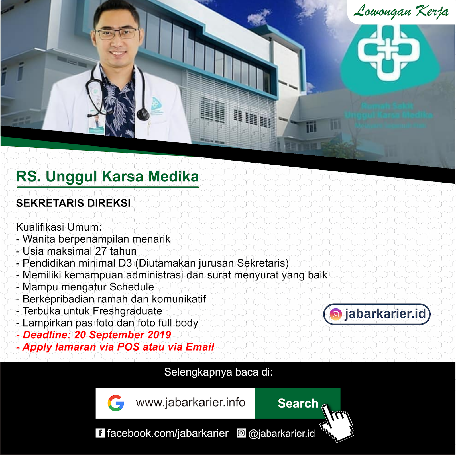 Lowongan Kerja Rumah Sakit Mojokerto 2019 - Berbagai Rumah