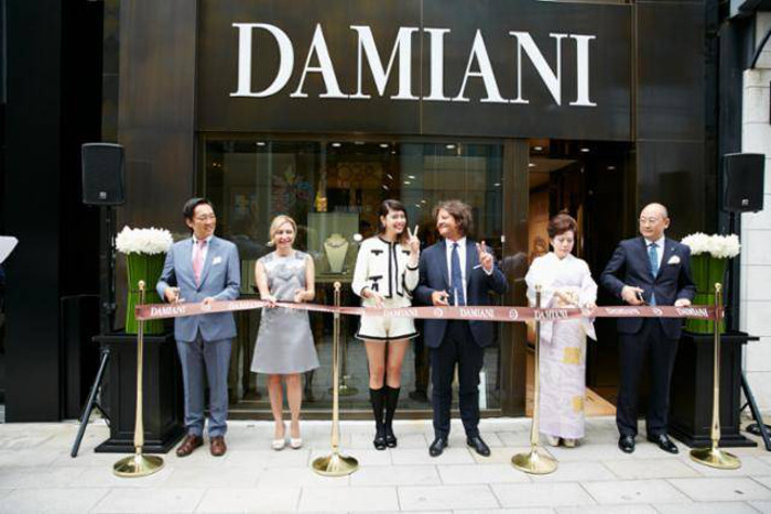L'inaugurazione della Boutique Damiani di Tokyo