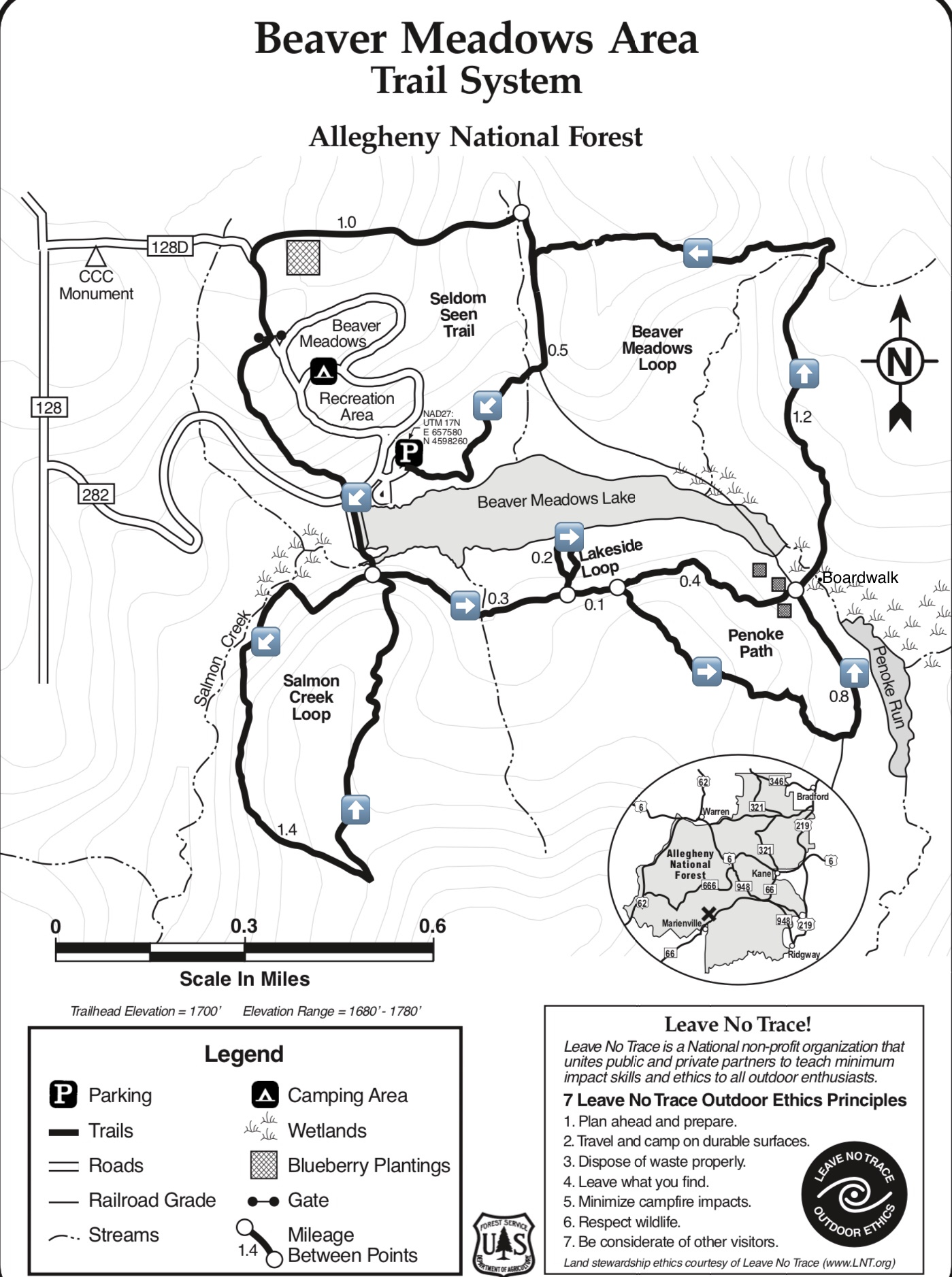 Hiking the Buzzard Swamp and Beaver Meadows Areas in Allegheny National