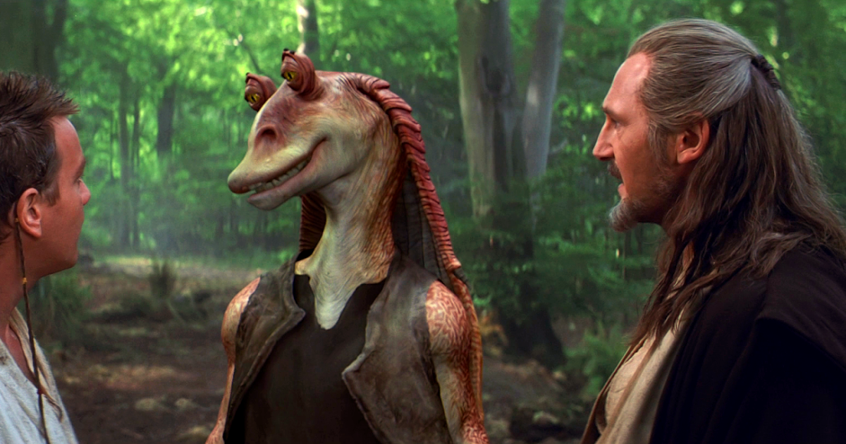 Jar Jar Binks quotes from The Phantom Menace | In A Far Away Galaxy