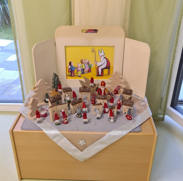 Weihnachtswichtel im Kindergarten