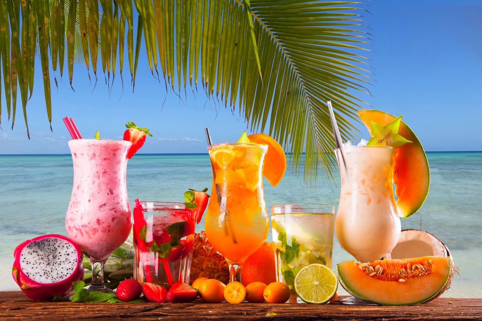 Refreshing Juice at bEach Wallpaper - WallpapersXplore | Free HD