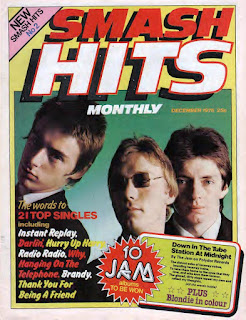 Smash Hits front cover 1978 featuring the Jam