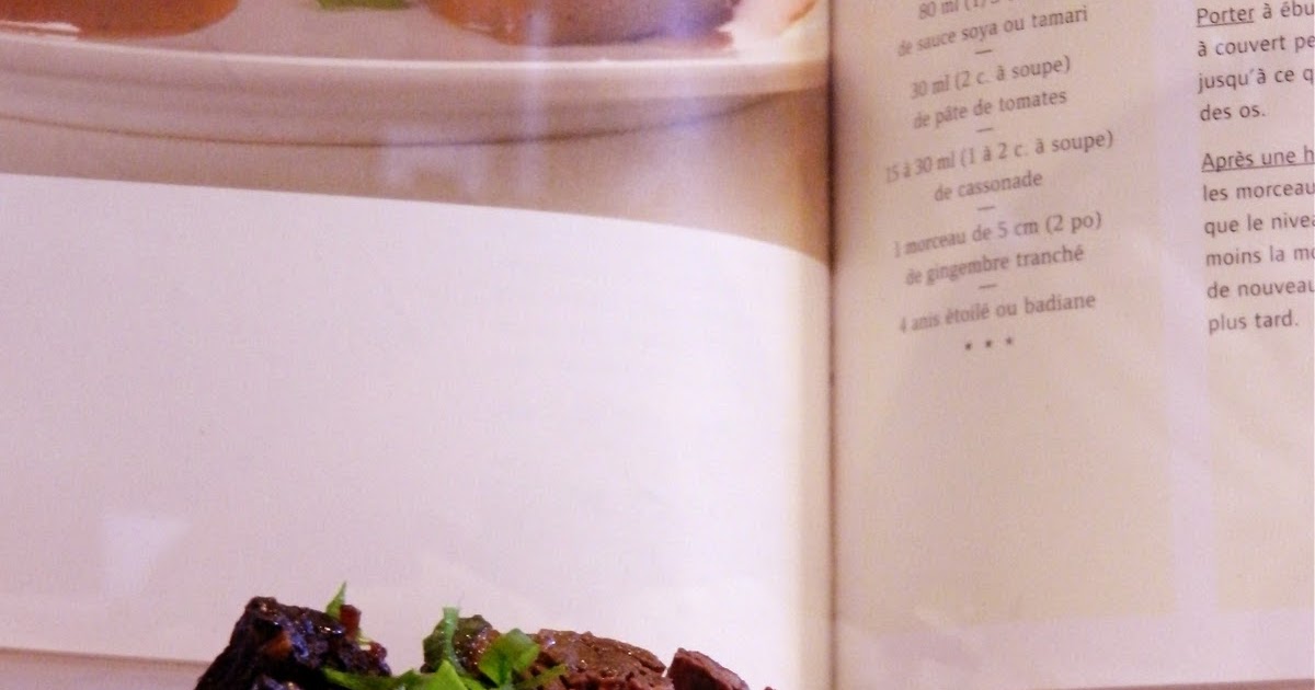 Madame Anne aux fourneaux Braisé de boeuf à l'anis étoilé