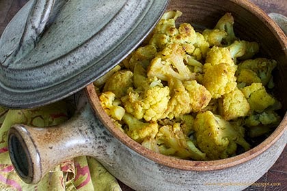 Indian Curried Cauliflower