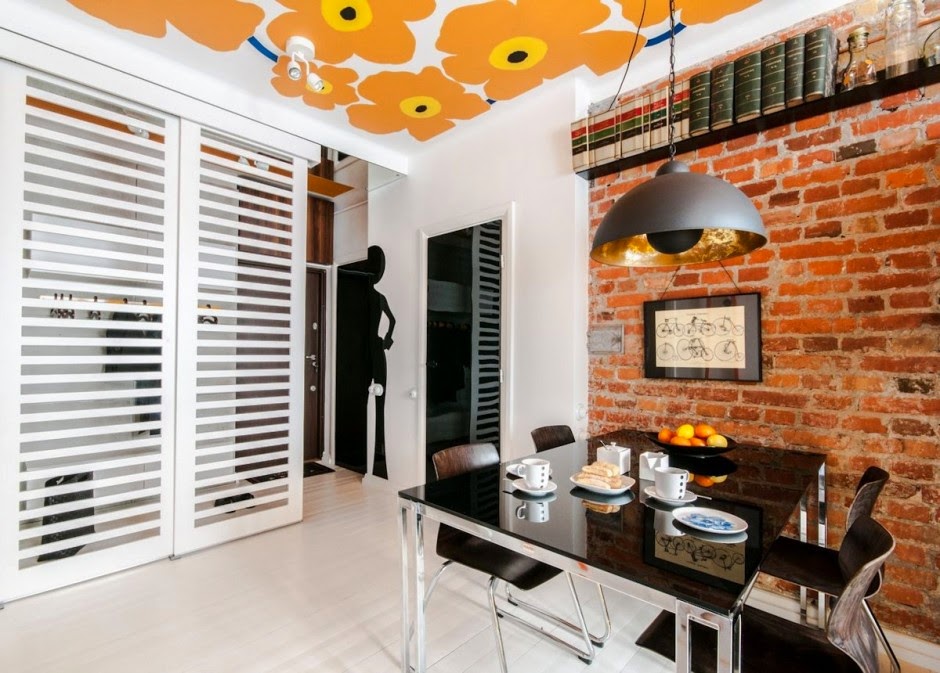 Die-Wohngalerie: 70er Jahre Einrichtung zeitgemäß aufgeppt in Warschau