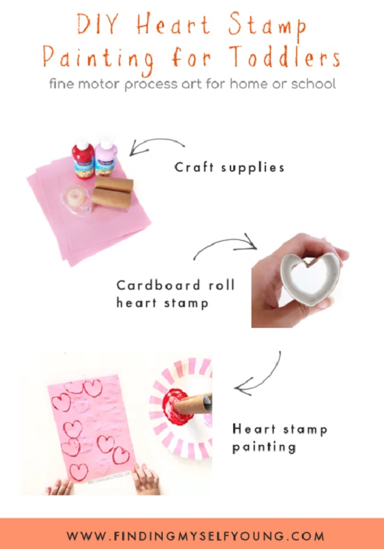 How to make homemade stamps for kids with toliet paper rolls