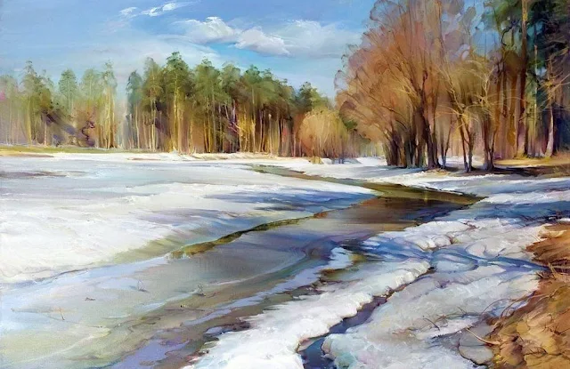 Roman Romanov 1966 | Russian Landscape painter