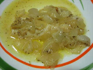 Receta BLW: Merluza con cebolla y romero (Chef 2000 y tradicional).