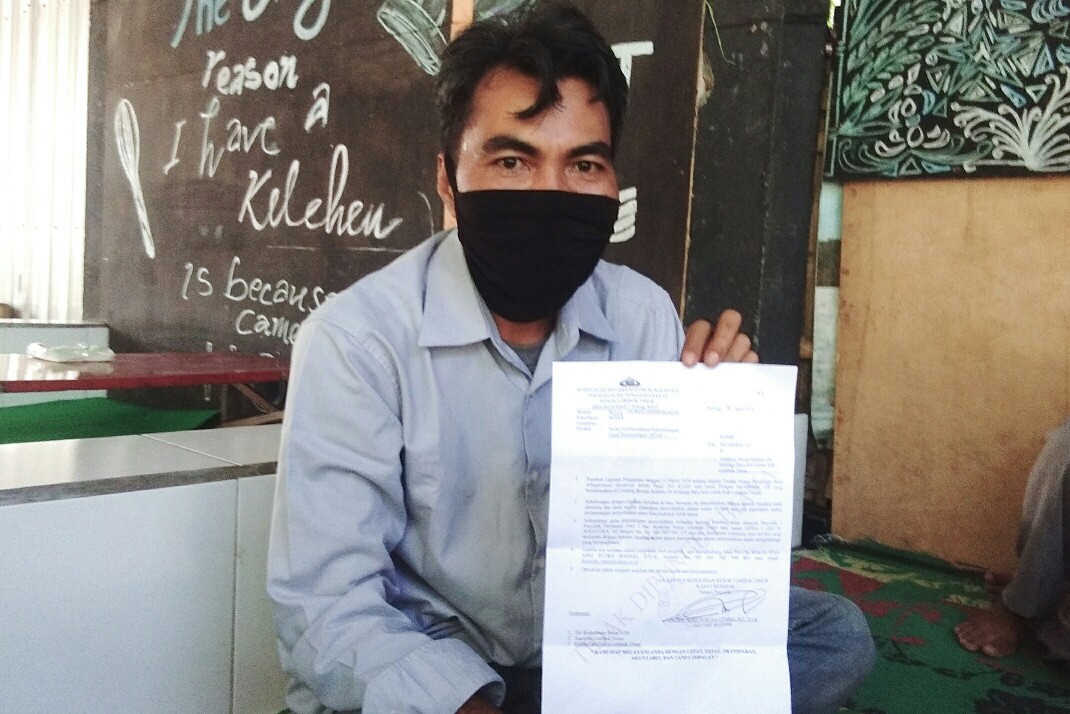 Ketua Bpd Kalijaga Baru Minta Polres Lotim Atensi Laporan Pemalsuan Tanda Tangan Opsintb Com News References