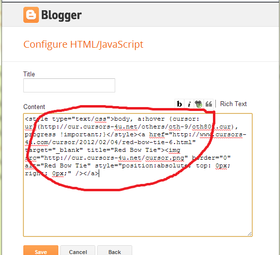 XYUENX: Getting A New Cursor 4 Blog (Tutorial)
