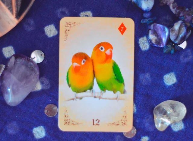 Saiba o significado da Carta 12 - Os Pássaros no Baralho Cigano ou Lenormand e combinações no amor, dinheiro e trabalho, obstáculo e conselho.