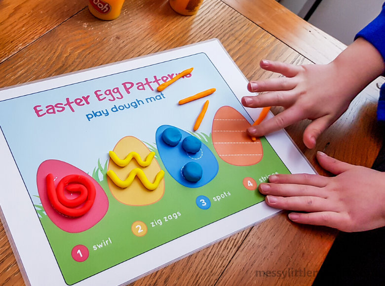 Free Playdough Pattern Mats