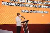 Anggaran Penanganan Covid-19, Sumut Realisasikan Sekitar 87,2 Miliar Pertanggal 18 September 2021