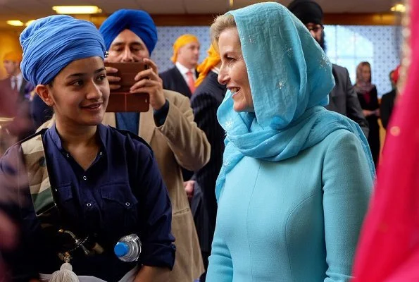 The Earl and Countess of Wessex visited the Sri Guru Singh Sabha to celebrate their new licensing to offer The Duke of Edinburgh Awards