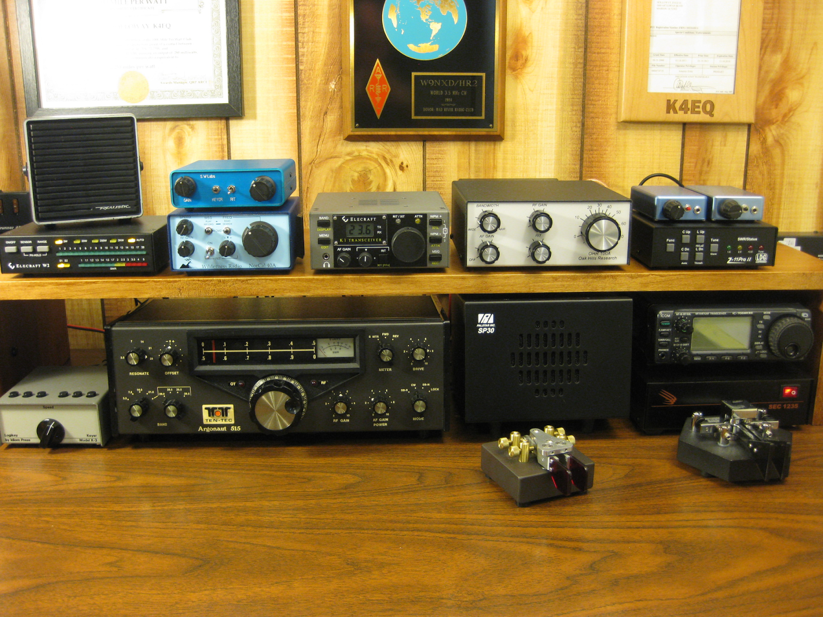 K4EQ Ham Radio site QRP Radios I've Built