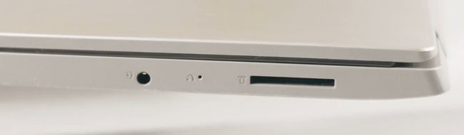 Ports on the right side of Lenovo IdeaPad Slim 3i laptop.