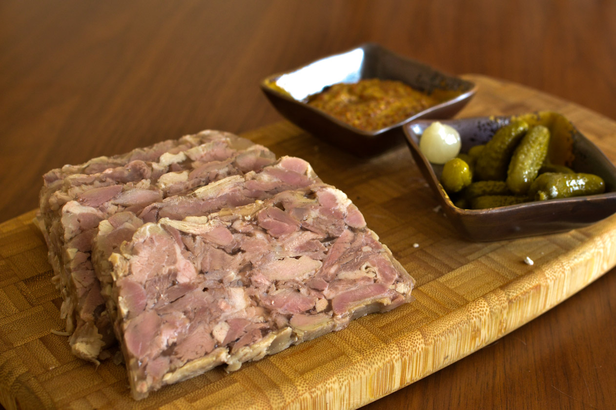 brains for brunch Pig's Head Terrine