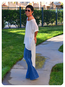 Fashion, Lifestyle, and DIY: OOTD: Fab High Low Top + Wide Leg Jeans