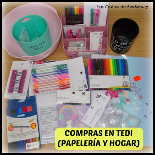 Compras en Tedi ( Papelería y Hogar )