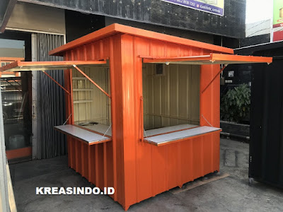 Harga berbagai macam Gerobak Booth Besi Semi Kontainer Harga berbagai macam Gerobak Booth Besi Semi Kontainer