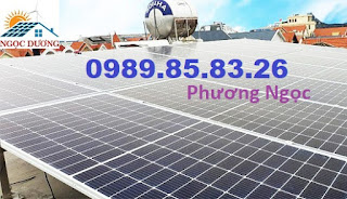 Điện năng lượng mặt trời hòa lưới 5KW, hệ thống điện mặt trời công suất 5KW