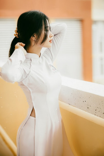 Nữ sinh 10X Đồng Tháp đẹp dịu dàng trong tà áo dài Nữ sinh 10X Đồng Tháp đẹp dịu dàng trong tà áo dài