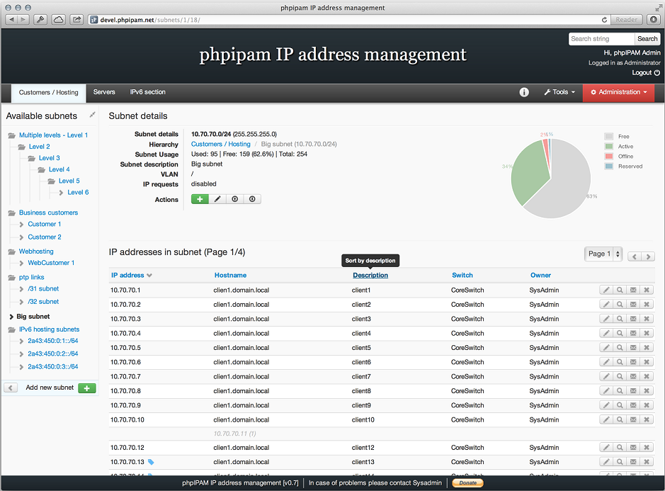 Phpipam Ip Address Management Software – AOUV