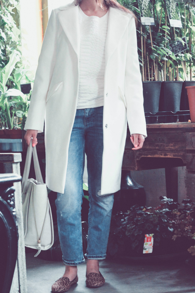 Personal Style In My White Summer Coat Nature Whisper